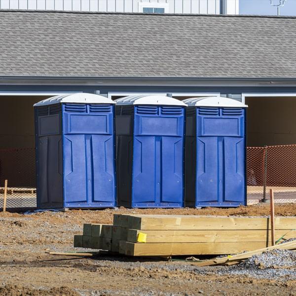 the number of porta potties required for a work site will depend on the size of the site and the number of workers, but construction site portable restrooms can help determine the appropriate amount